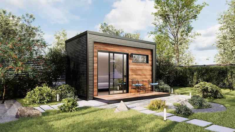 建築写真集　with in small homes 440 Sq. Ft. Tiny Backyard Cottage Plans